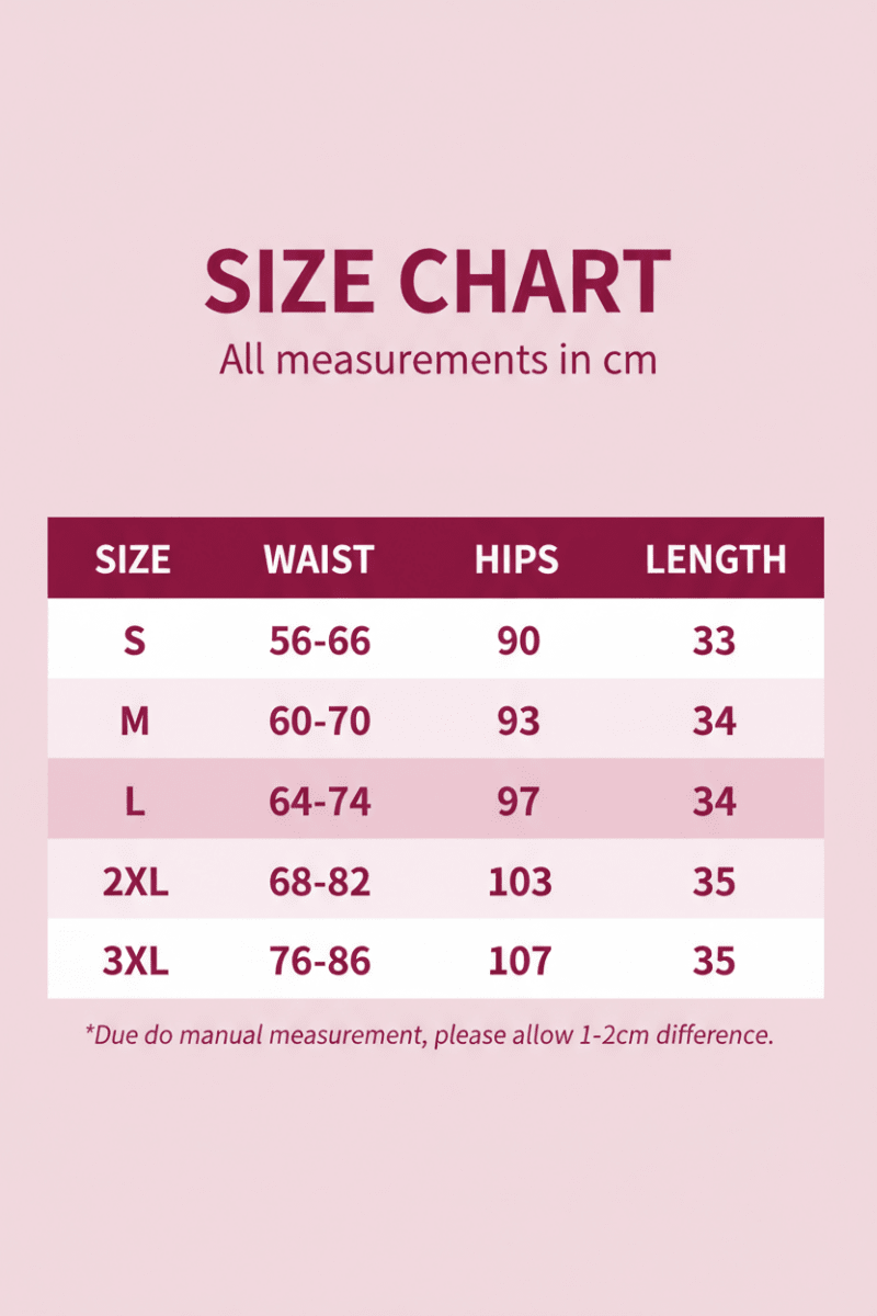 Women's Sheepskin Leather Wide-Leg Shorts | Size Chart |  Windia